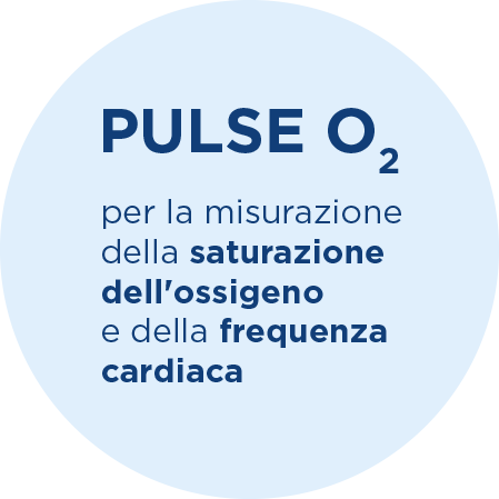 PULSE O2 per la misurazione della saturazione dell'ossigeno e della frequenza cardiaca