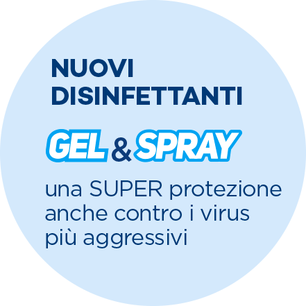 Nuovi disinfettanti gel & spray